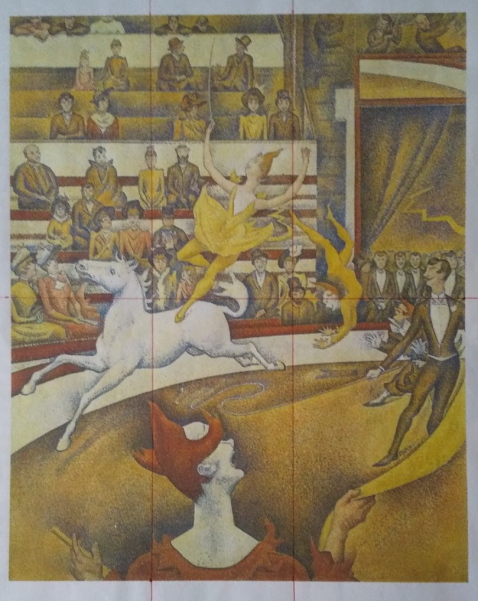 石で描くスーラ展