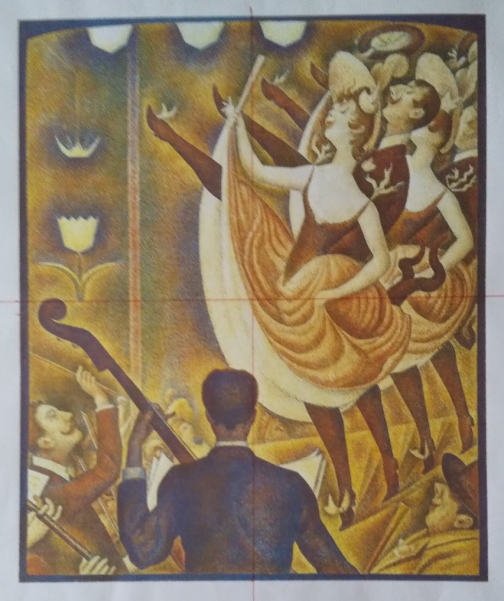 石で描くスーラ展