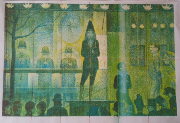 石で描くスーラ展