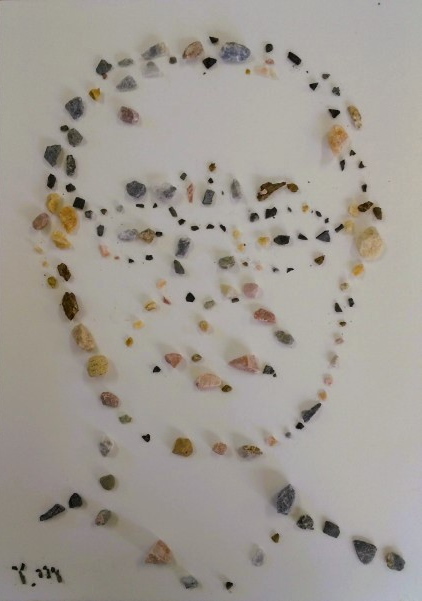 石で描くスーラ展