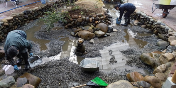 春の小川大掃除