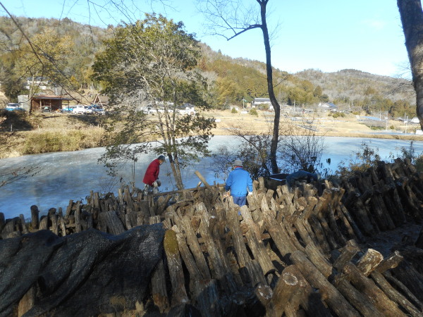 里山建部仕事始め