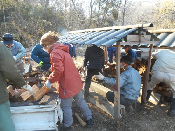 里山建部仕事始め