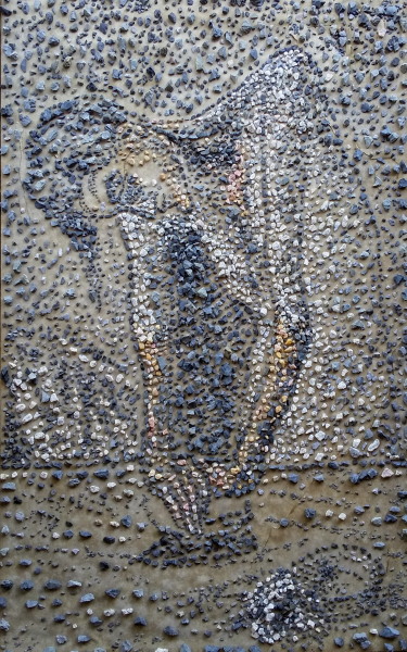 石で描くピカソ