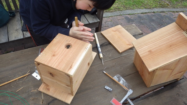 巣箱作り